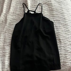 Black flowy tank top, size M